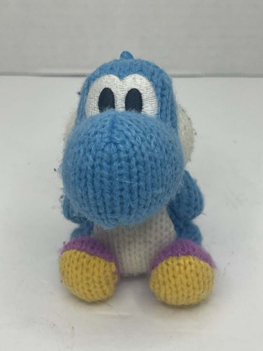 Nintendo Yoshi's Woolly World Blue Yarn Yoshi Amiibo Figure